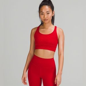 NWT Lululemon Ltd. Edition 2022 Chinese New Year Red Tiger Long Line Energy Bra